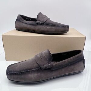 To Boot New York Adelaide Men's Loafers Slip On Shoes Gray Suede Size US 7